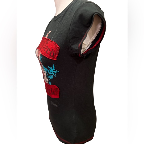 Hard Rock Cafe Embroidered Shirt Tee from Atlanta size Medium Fitted - Picture 4 of 12